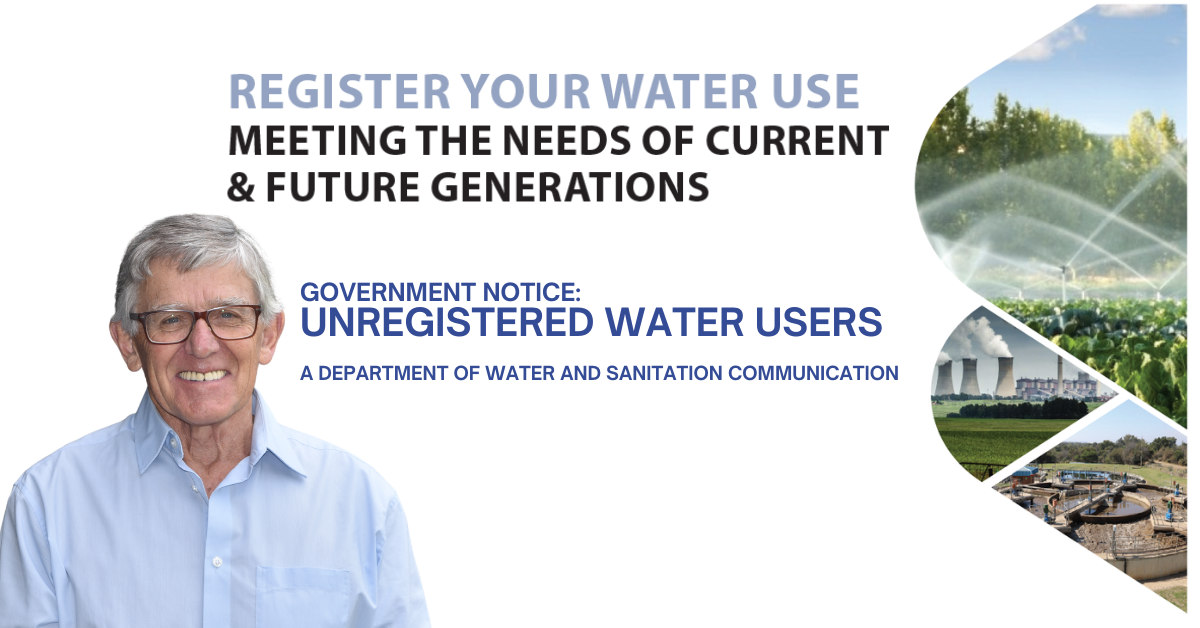 DWS Notice - Unregistered Water Users John Scotcher Communication