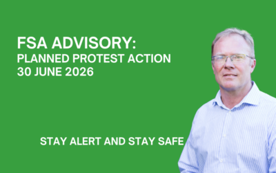 FSA ADVISORY: Planned Protest Action
